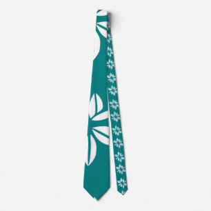 Boho Wildflower Garden Seamless Pattern Tie