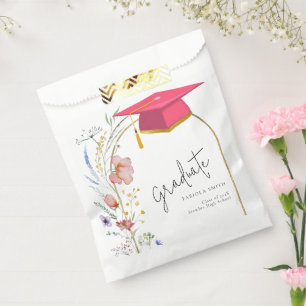 Boho WIldflower graduation Party Favour Bags