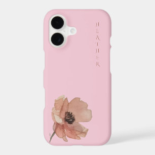 Boho Wildflower Personalised Pink