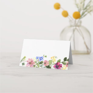 Boho Wildflower Place Card