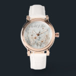 Boho Wildflower Watch<br><div class="desc">This simple and elegant design features boho wildflowers in pale pink,  blush,  blue and greys.</div>