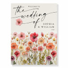 Boho Wildflower Wedding Welcome Sign