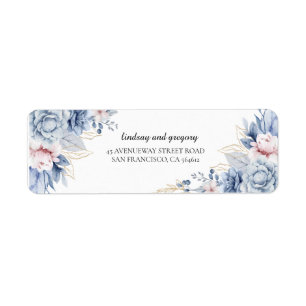 Boho Wildflower Welcome Label