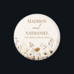 Boho Wildflower Wild Flower Floral Garden Wedding Magnet<br><div class="desc">These are Boho Wildflower Wild Flower Floral Garden Wedding Magnets!</div>