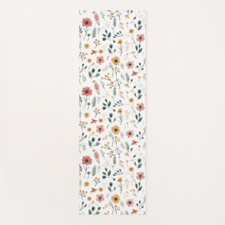Boho Wildflower Yoga Mat