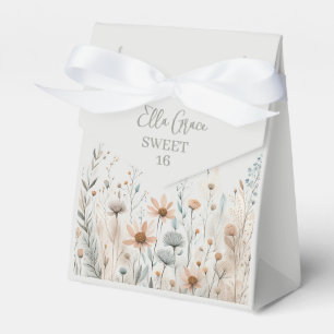 Boho Wildflowers Favour Box