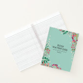 Boho Wildflowers - Name Notebook (Inside)