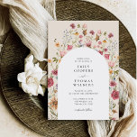 Boho Wildflowers Wedding Invitation<br><div class="desc">Boho Wildflowers Wedding Invitation. This stylish & elegant wedding invitation features gorgeous hand-painted watercolor Wildflowers. Find matching items in the Boho Wildflower Dreams Collection.</div>