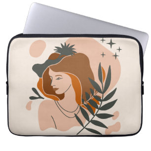 Boho Woman Stars Laptop Sleeve