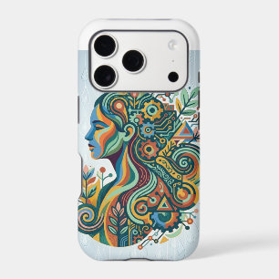 Boho Women Mind Body Soul Abstract Brain Art