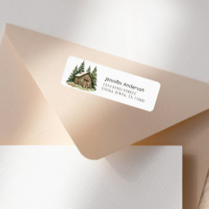 Boho Woodland Animals Baby Shower Address