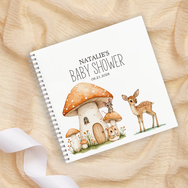 Boho Woodland Animals Baby Shower Notebook (Creator Uploaded)