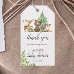 Boho Woodland Animals Rustic Baby Shower Gift Tags<br><div class="desc">Cute little woodland animals featuring bear,  deer,  fox,  racoon,  owl and butterfly.</div>