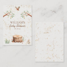Boho Woodland Baby Shower Backdrop Personalised