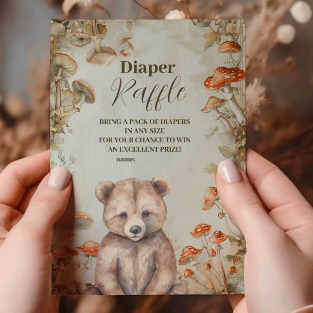 Boho Woodland Baby Shower Enclosure Card (Creator Uploaded)