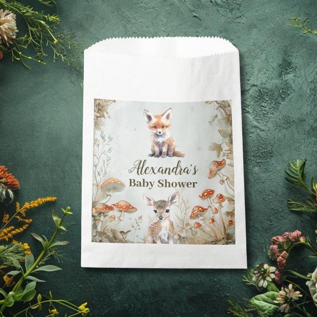 Boho Woodland Baby Shower Favour Bags (Creator Uploaded)