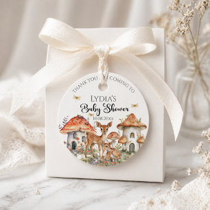 Boho Woodland Forest Animals Baby Shower Favour Tags