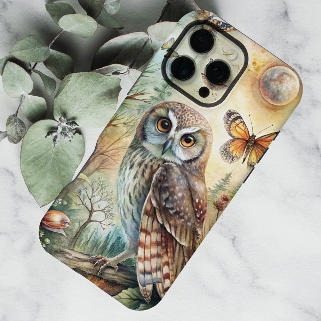 Boho Woodland Owl iPhone Case (Creator Uploaded)