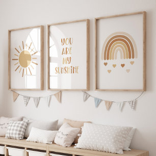 Boho You Are My Sunshine Sun Rainbow