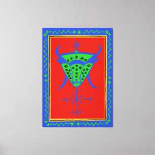 Bohos VooDoo Wrapped Canvas