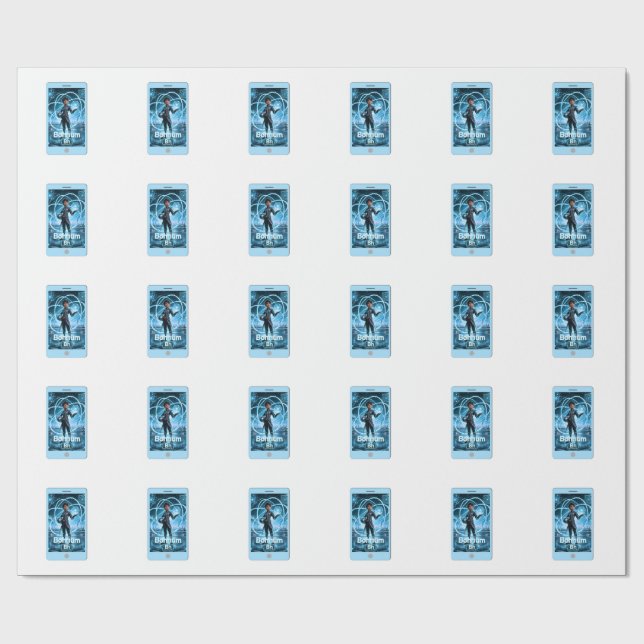 Bohrium (Bh) –  ATOMIVRA™ Collection Wrapping Paper (Flat)