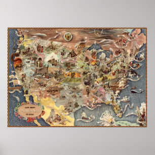 Bohrod's America, its history Poster