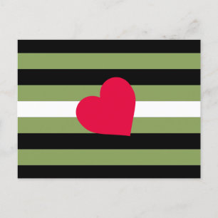 Boi Pride Flag Postcard