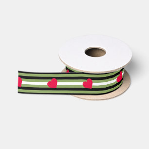 Boi Pride Flag Satin Ribbon