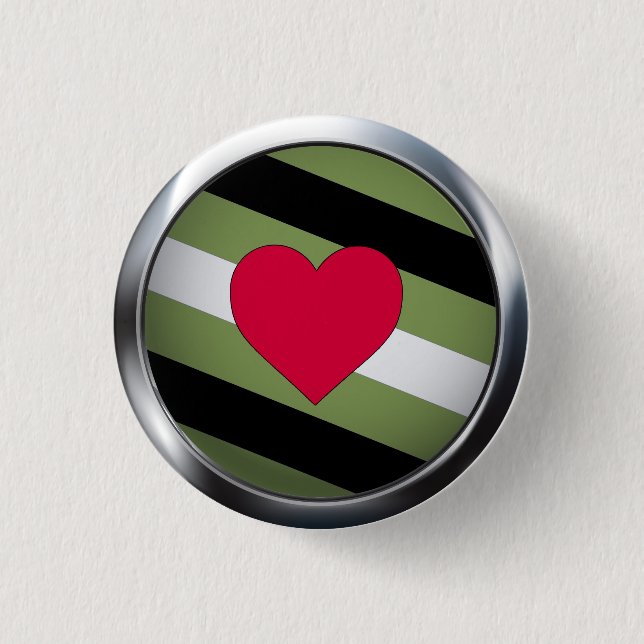 BOI PRIDE MEDALLION 3 CM ROUND BADGE (Front)