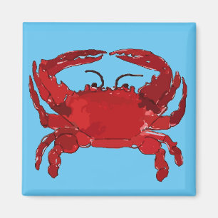 Boiled Blue Crab, Maryland, Louisiana, Delaware Magnet