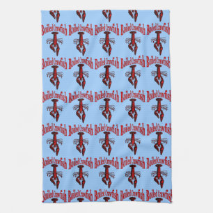 Boiled Crawfish Tea Towel