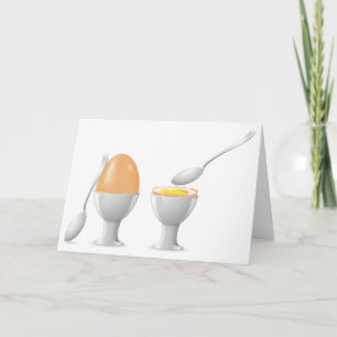 Boiled Egg Greeting Cards