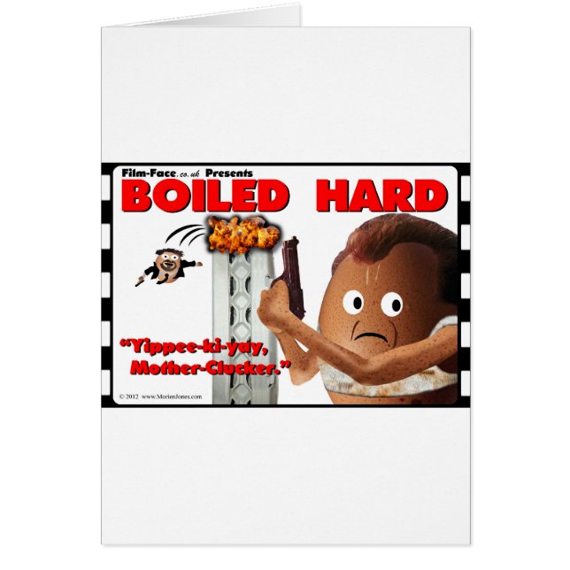 BOILED HARD Film-Face Funny spoof DIE HARD (Front)