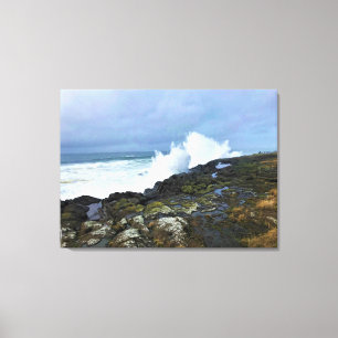 Boiler Bay State Wayside, Depoe Bay, Oregon Canvas Print