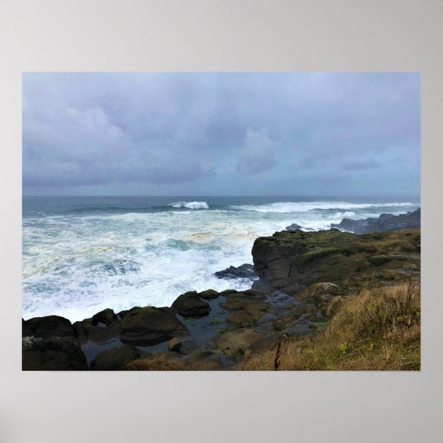 Boiler Bay State Wayside, Depoe Bay, Oregon Poster (Front)