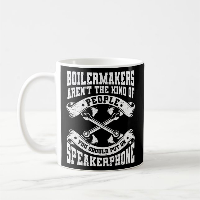 Boiler Maker Boilermaker Union Boilermaker Coffee Mug (Left)