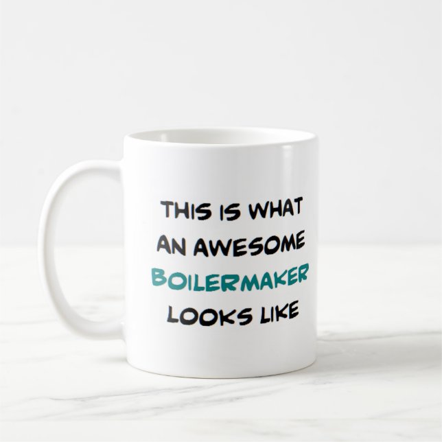 boilermaker, awesome coffee mug (Left)
