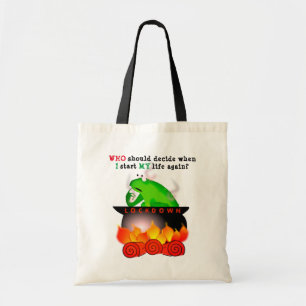 Boiling frog tote bag
