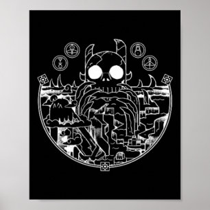 Boiling Isles Owl House Love Printed On The Front Poster