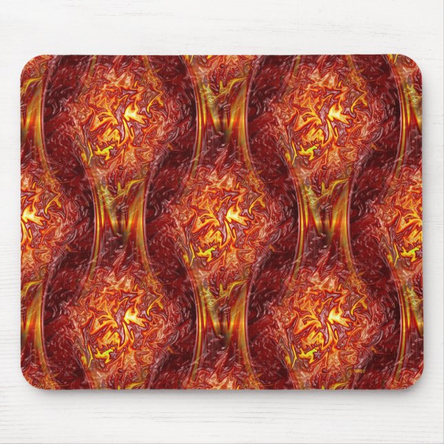 Boiling Lava.... Mouse Mat (Front)