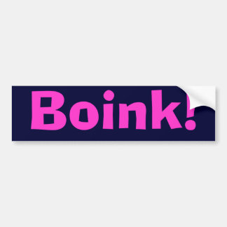 Boink! Bumper Sticker