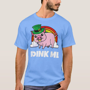 Boink Me Shirt - Funny Pig Pinch Me Lucky Green St