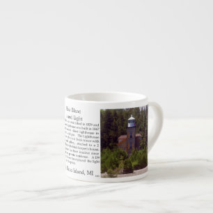Bois Blanc Island Light espresso mug