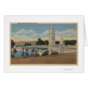 Boise, ID - View of Boise River Bridge