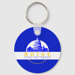Boise (Idaho) (Arizona) City flag Keychain