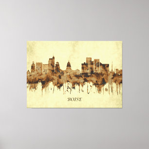 Boise Idaho Cityscape Canvas Print