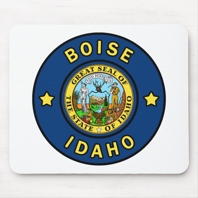 Boise Idaho Mouse Mat (Front)