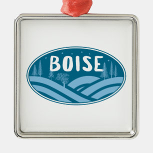 Boise Idaho Outdoors Metal Tree Decoration