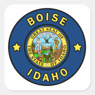 Boise Idaho Square Sticker