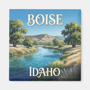 Boise Idaho State Capitol Landmark 🏛 Magnet
